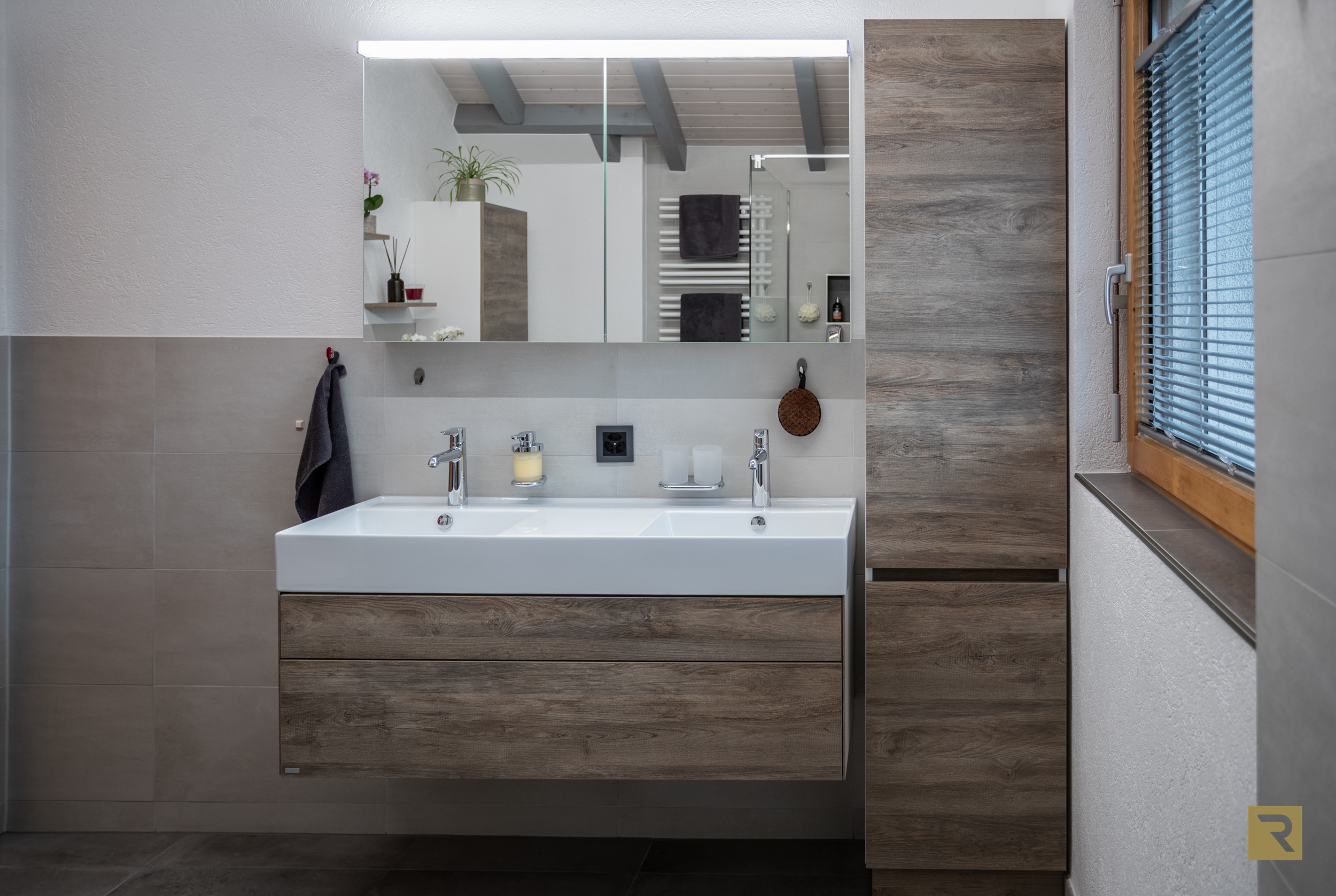 Salle de bain moderne & intimiste