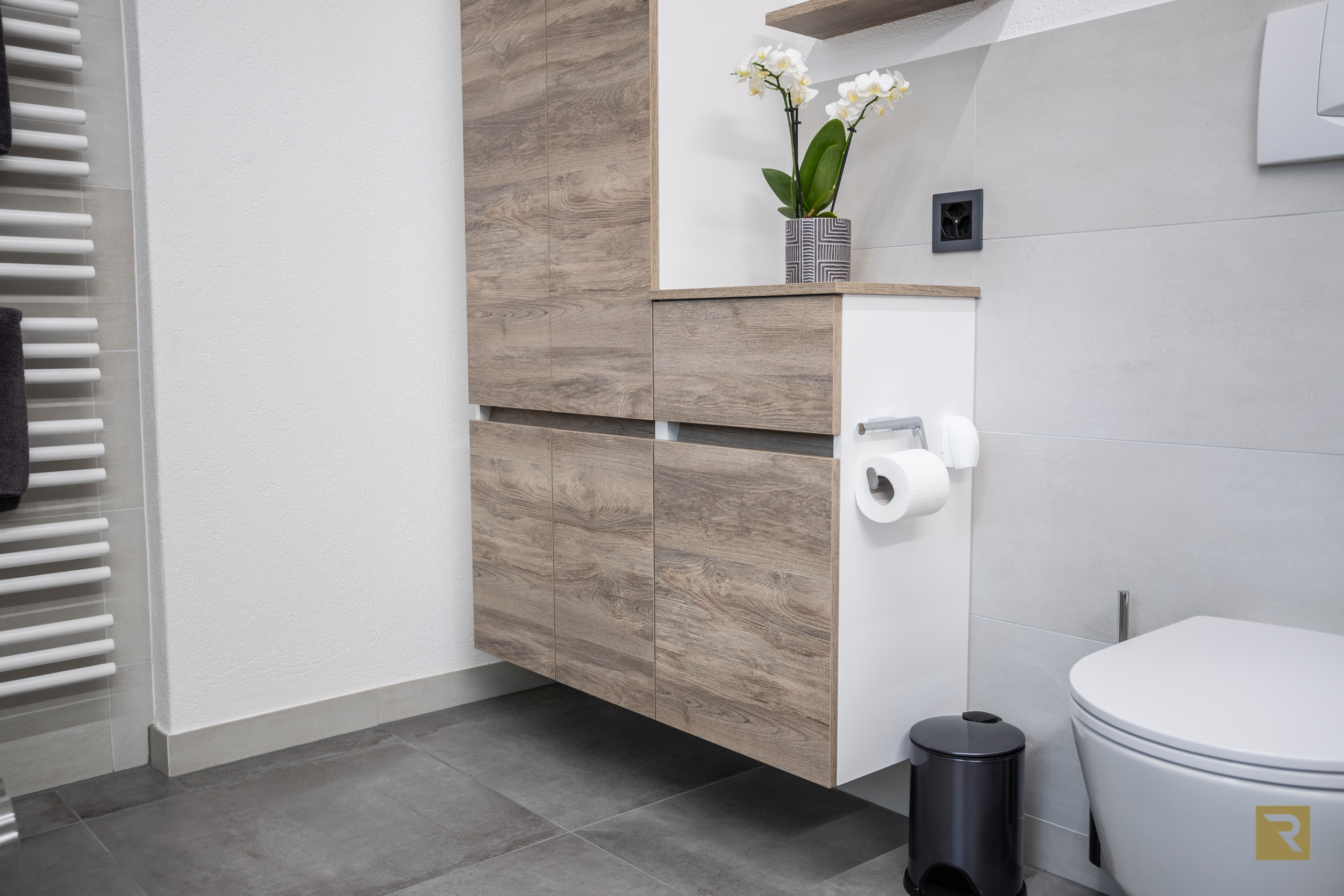 Salle de bain moderne & intimiste