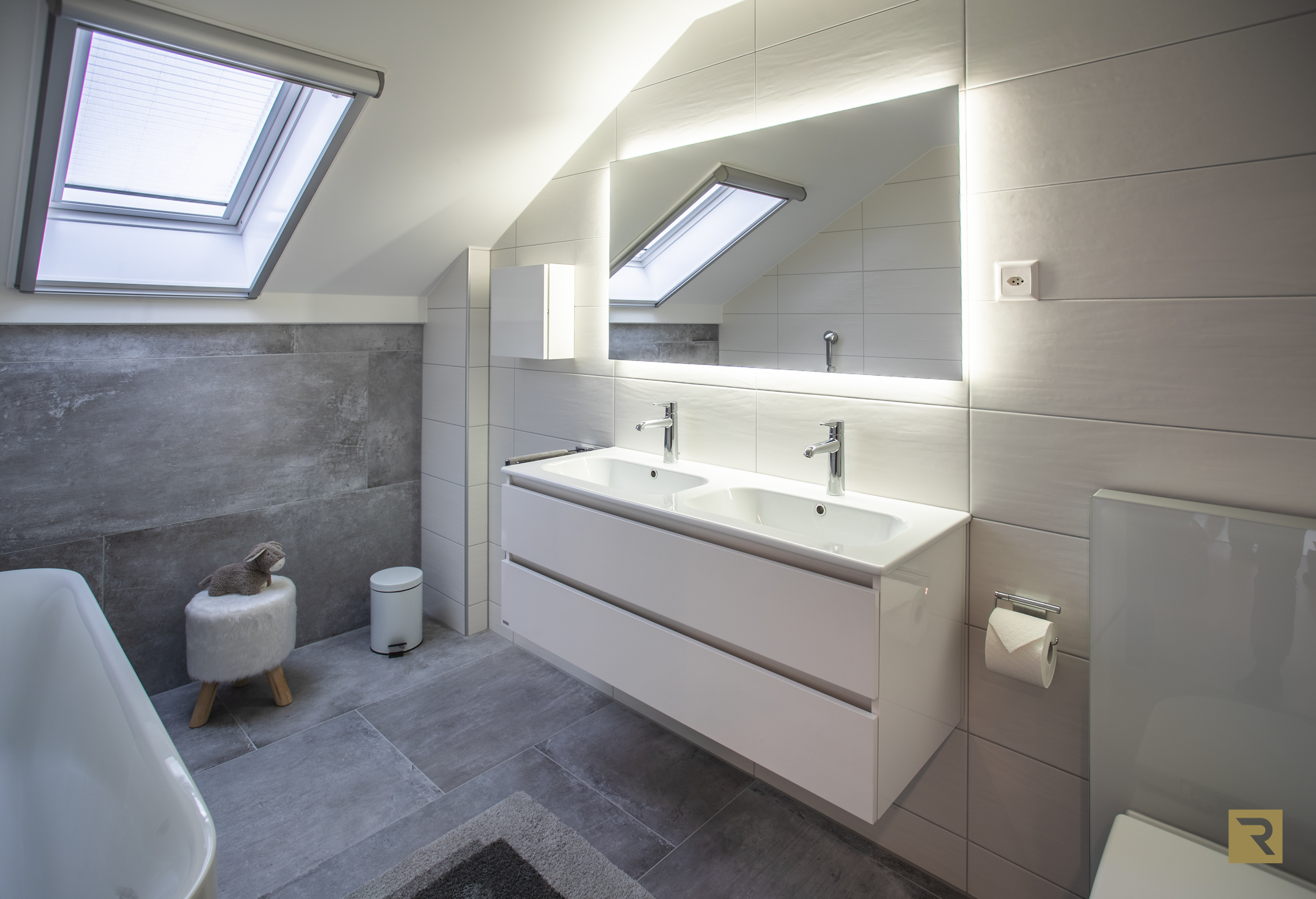 Salle de bain élégante & moderne